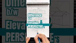 #difference  #perspective #elevation #nata #jeebarch #nid #exampreparation
