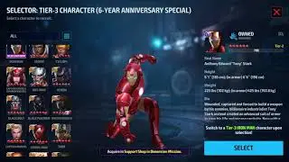 Marvel Future Fight Tier 3 Selector