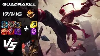 MID Lee Sin vs Twisted Fate [QUADRAKILL] - NA Challenger Patch 14.12