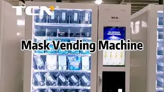 TCN hand sanitizer wet wipes gloves gowns face mask ppe vending machine
