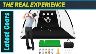 RUBDARK 10x7ft Golf Practice Net: Your Ultimate Backyard Golf Game Changer!