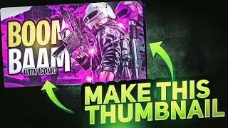 CREATE THE UNIQUE PUBG THUMBNAIL ON ANDROID #scout #mortal #sidhhagaming #777 #designs #thumbnail