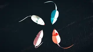 How to make easy paper mouse 🐁// kids craft/Diy