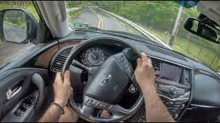Infiniti QX56 New Jersey 🇺🇸 | 4K POV Test Drive #234 Joe Black