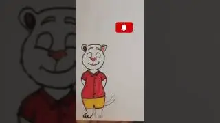 talking tom ki drawing kaise banate h | # tom drawing # viral video2024