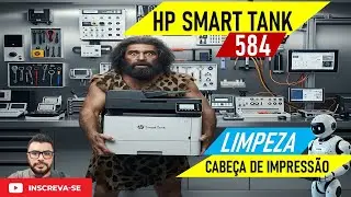 Como limpar Cabeça de impressão HP SMART TANK 584, 581, 590