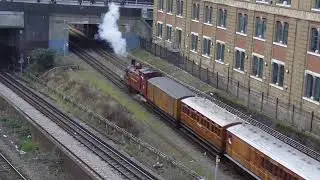 LU150 METROPOLITAN RAILWAY NO1 & MET 12 SARAH SIDDONS ECS LONDON 13TH JANUARY 2013