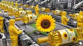 “How Sunflower Oil Is Made – From Sunflower Fields to Your Table | Industrial Documentary”