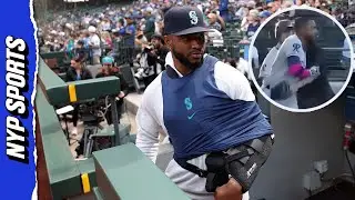 Mariners' Victor Robles HURLS BAT at pitcher, throws TANTRUM in minor league game