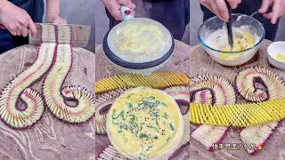 🎨 How to Chop Vegetables into Stunning Art | Creative Gourmet Cooking Skills
