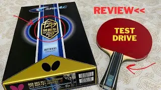 REVIEW Bet Butterfly Fan Zhendong Super ALC + TEST DRIVE | Raket Ping Pong