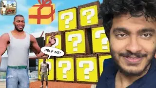 Indian Bike Driving 3D Franklin Help GTA 5 Franklin Take Gift 🎁 Choose wrong Container 