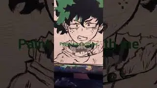 can someone give me anime characters to paint please 😭 😭😭 #art #animeeart #animestyle #anime #izuku