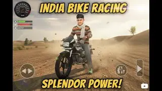 Indian vehicle simulator game 🎮 splendour bike, powerfull ￼😱