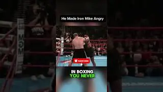 He made Mike Tyson Angry #boxing#miketyson#ironmike#shorts