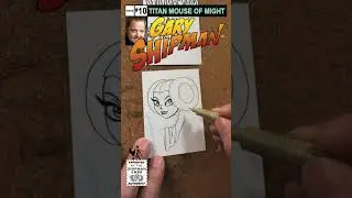 💥 Comic Artist Gary Shipman Draws Star Wars Princess Leia (Not AI)