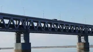 Complete bogibeel bridge with train running dibrugarh assam december 2018