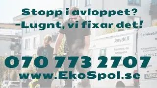 Stopp i Avloppet? Vi finns i T&auml;by, &Aring;kersberga och Vallentuna f&ouml;r snabb service!