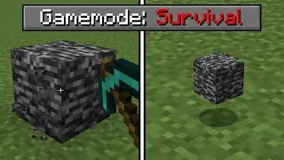 Can you break bedrock in survival Minecraft?