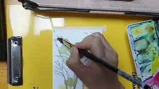 홍천조 flower painting 