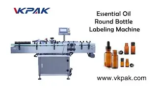Automatic Essential Oil Bottle Labelling Machine
