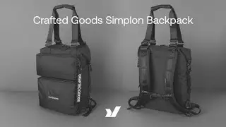 An Urban Street Style Backpack Tote - The Crafted Goods Simplon