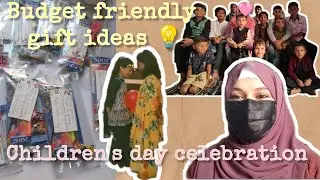 Budget friendly return gift idea for kids | children's day celebration| gift idea for kid #giftideas