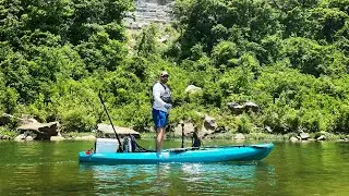 NEW KAYAK! Can I Slime it Up on this BUSY RIVER / KAYAK FISHING