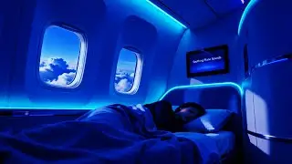 Relaxing Airplane White Noise for Deep Sleep | Smooth Jet Engine Sound Help You Fall Asleep Fast