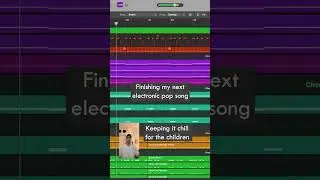Finishing my next electronic pop song #musicproduction #producer #independentartist #electronicpop