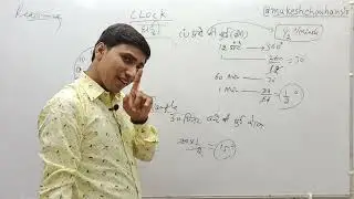 Clock reasoning tricks | घड़ी| part 1 for vdo RAS PRE | short tricks by mukesh chouhan sir
