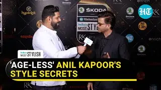 Anil Kapoor credits movie characters for his suave style and physically fit frame | Watch
