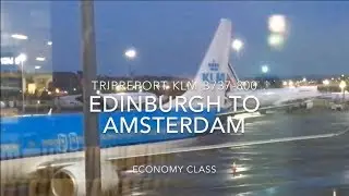 TRIPREPORT   KLM  (Economy)  Edinburgh to Amsterdam  B737-800