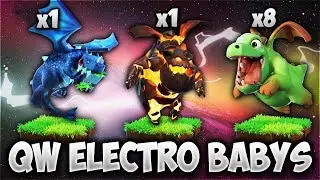El Nuevo QW E-Babys en TH9 Est&aacute; DEMASIADO OP | Atacazos de Guerra con una Gran Estrategia