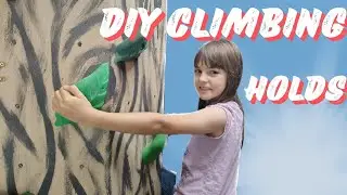DIY CLIMBING HOLDS With OLD RESIN
