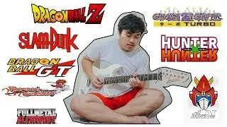 Greatest 90's Anime Soundtracks in 1 Guitar