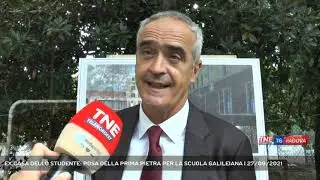 EX CASA DELLO STUDENTE: POSA DELLA PRIMA PIETRA PER LA SCUOLA GALILEIANA | 27/09/2021