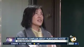 Neighbors complain about 'Flinstone House'