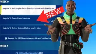 Completing All Week 0 Challenges in [Fortnite] Chapter 4 Season 4