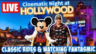 🔴Live: Cinematic Night at Hollywood Studios! - Fantasmic, Pins & Rides -  Disney World Livestream