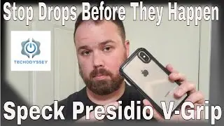 Grippy iPhone Case - Speck Presidio V-Grip for iPhone X/XS