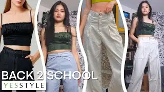 Back to School Basic's Clothing Haul | YS by YesStyle