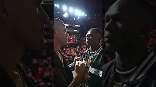 INTENSE stare down from your main event 👀