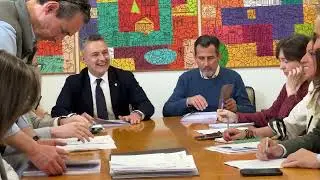Mesa de trabajo del Plan General Municipal