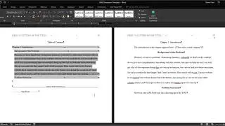 Table of Contents  - When Body Text Appears in the TOC
