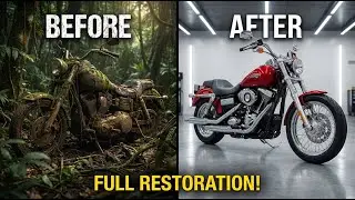 Abandoned Motorcycle Found in Jungle&hellip; Full Restoration from Rust to Road!&rdquo;