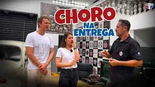 UM VW FUSCA 1975 CHEIO DE HIST&Oacute;RIA QUE FEZ TODOS SE EMOCIONAREM