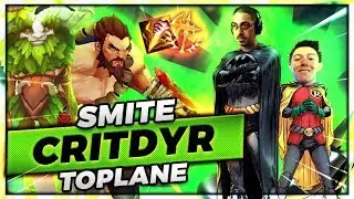 DOUBLE SMITE RUNNING IT DOWN TOPLANE | SMITE CRITDYR TOP - Trick2G