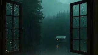 Heavy Rain Sounds for Sleep, Study & Relax | 3 Hour of Soothing Rain