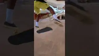 Through the legs 🛹 #skate #drone #shorts